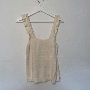 Madewell Knit Tank in Cream
